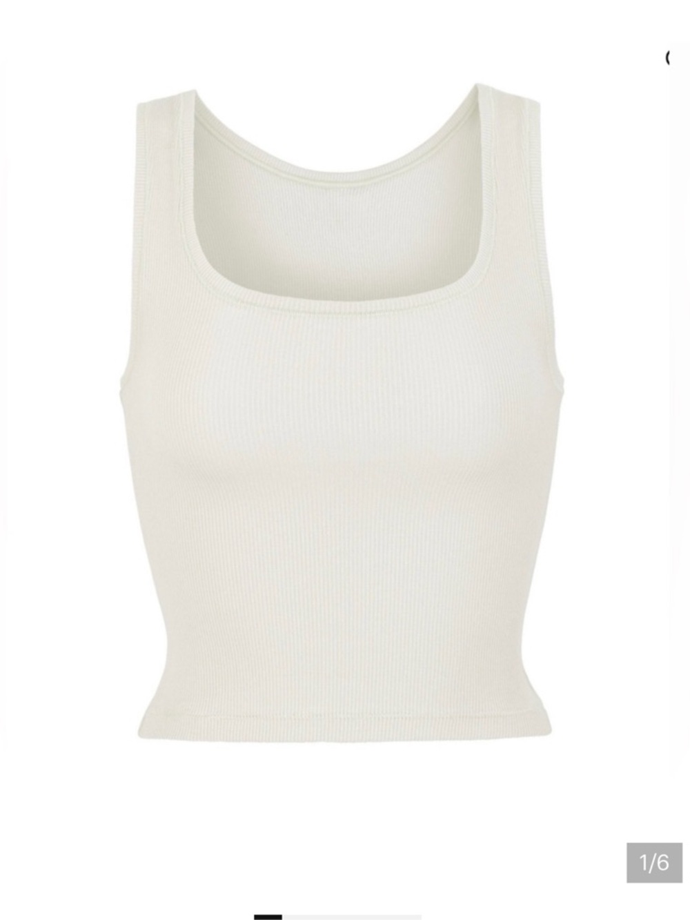 SKIMS Fits Everbody Cotton Rib Tank - Size M
